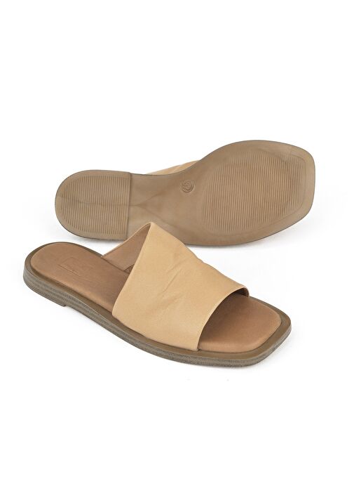 Ziya, Hakiki Deri Kadın Terlik 1511033ZFATOU Nude - Görsel 8