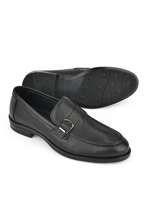 Ziya Ziya, Erkek Hakiki Deri Ayakkabı 151986Z4073 Siyah Casual Ayakkabı | Boyner Siyah - 4. görsel