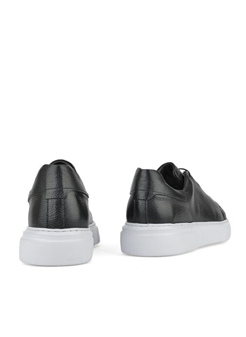 Ziya, Erkek Hakiki Deri Sneaker 1511026Z855 Siyah - Görsel 8