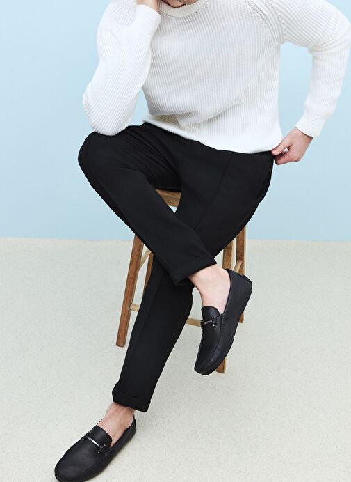 Ziya, Erkek Hakiki Deri Ayakkabı 1511007ZB02 Siyah - Görsel 8