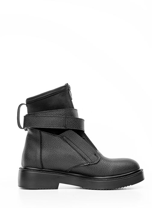 Nemesis Kadın Bot Siyah Fermuar Detaylı - Görsel 4