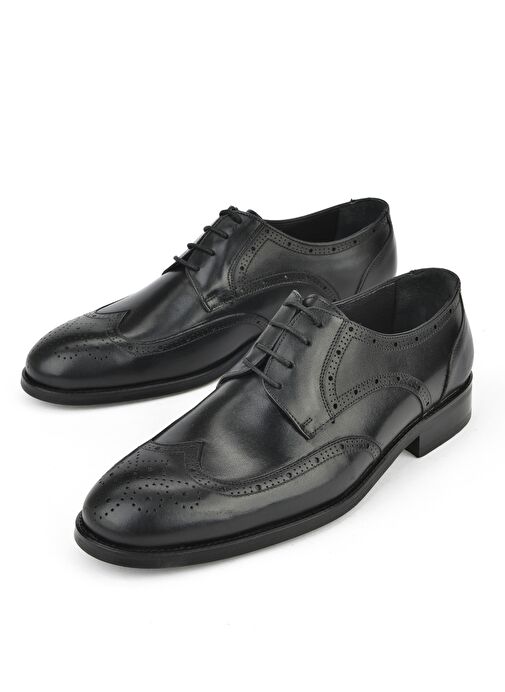 Ziya, Erkek Hakiki Deri Klasik Ayakkabı 1511027Z409 Siyah - Görsel 2