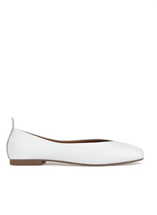 Ziya Beyaz Kadın Deri Babet 1511044Z105_500 - Görsel 4