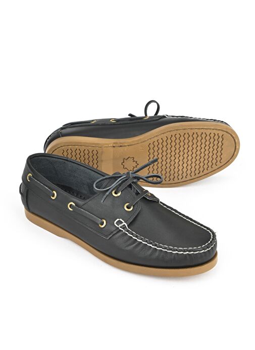 Ziya, Erkek Hakiki Deri Günlük Ayakkabı 151423Z33 Siyah - Görsel 7