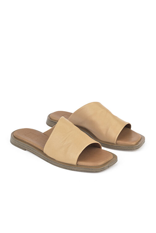 Ziya, Hakiki Deri Kadın Terlik 1511033ZFATOU Nude - Görsel 5