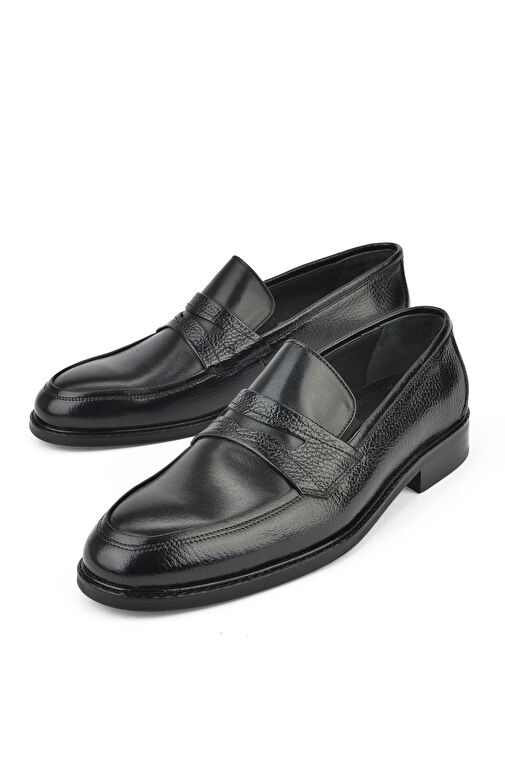 Ziya, Erkek Hakiki Deri Klasik Ayakkabı 1511027Z468 Siyah - Görsel 4
