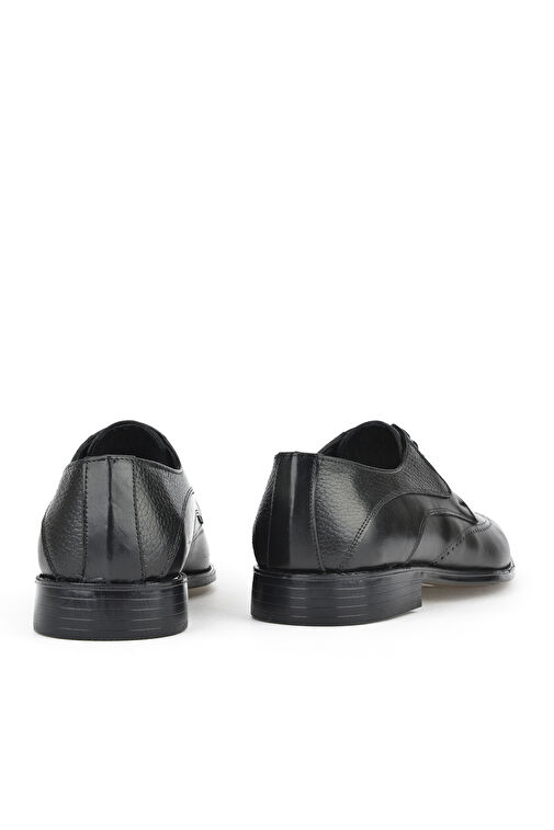 Ziya, Erkek Hakiki Deri Klasik Ayakkabı 15148Z836 Siyah - Görsel 4