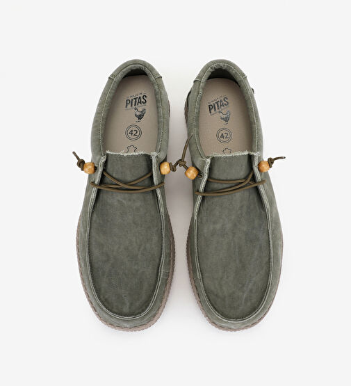 Walk In Pitas WP150 Wallabi Washed Gris Erkek Ayakkabı - Görsel 4