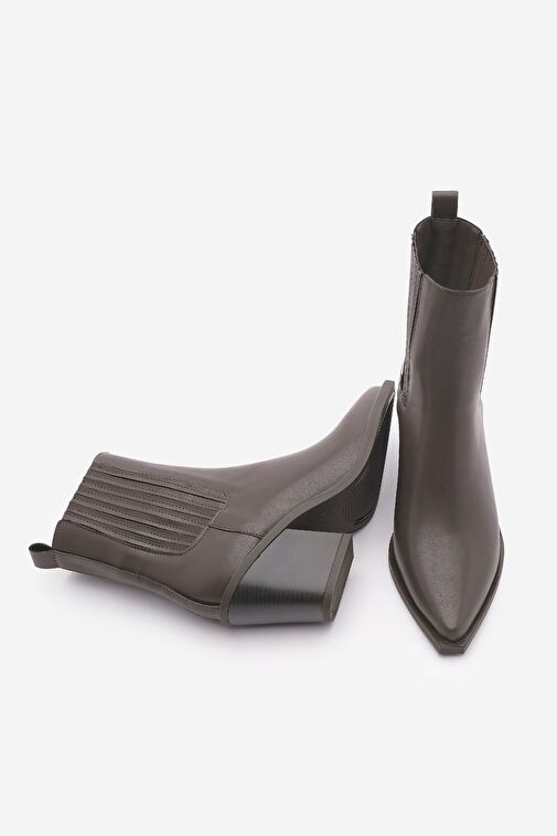 Kadın Western Bot Erbe Kahve - Görsel 5