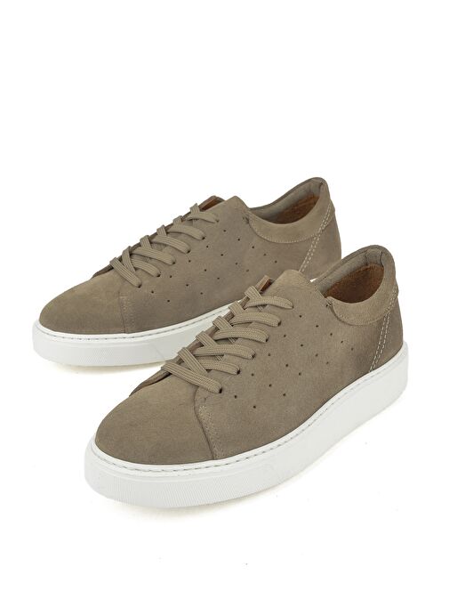 Ziya, Erkek Hakiki Deri Sneaker 1511026Z8952 Kum - Görsel 4