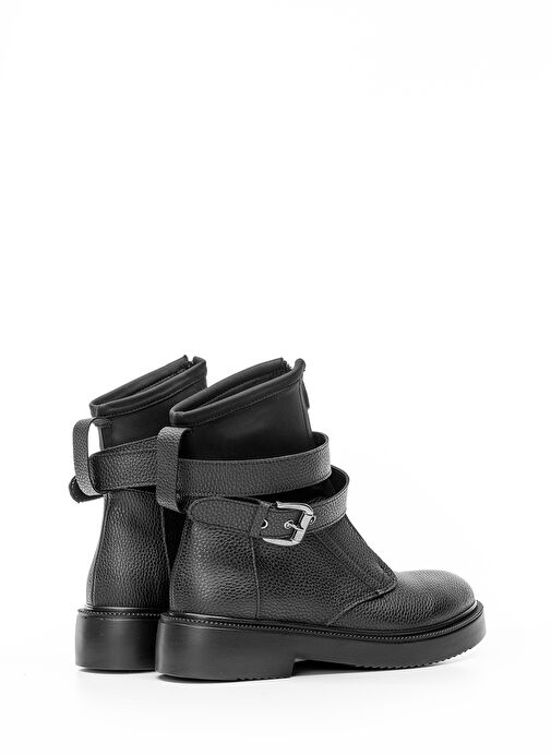 Nemesis Kadın Bot Siyah Fermuar Detaylı - Görsel 5