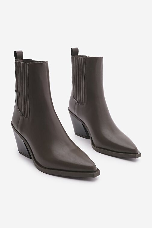 Kadın Western Bot Erbe Kahve - Görsel 3