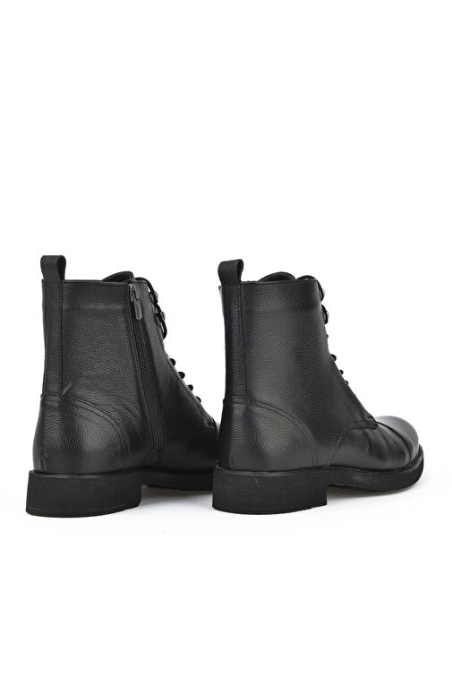 Ziya, Erkek Hakiki Deri Bot 14319Z7019 Siyah - Görsel 4
