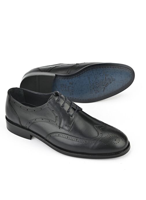 Ziya, Erkek Hakiki Deri Klasik Ayakkabı 1511027Z409 Siyah - Görsel 5