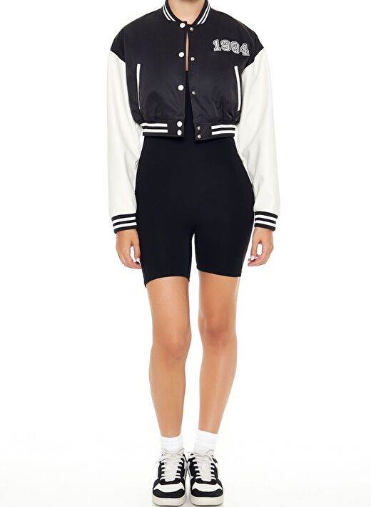 Crop Bomber Ceket 2