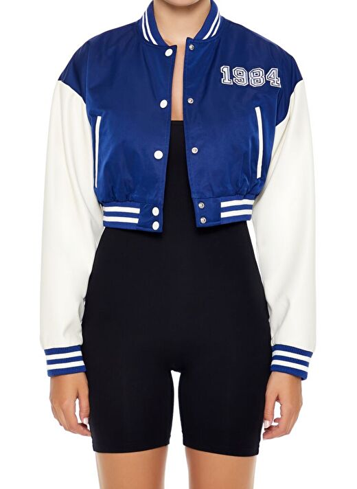 Crop Bomber Ceket 1
