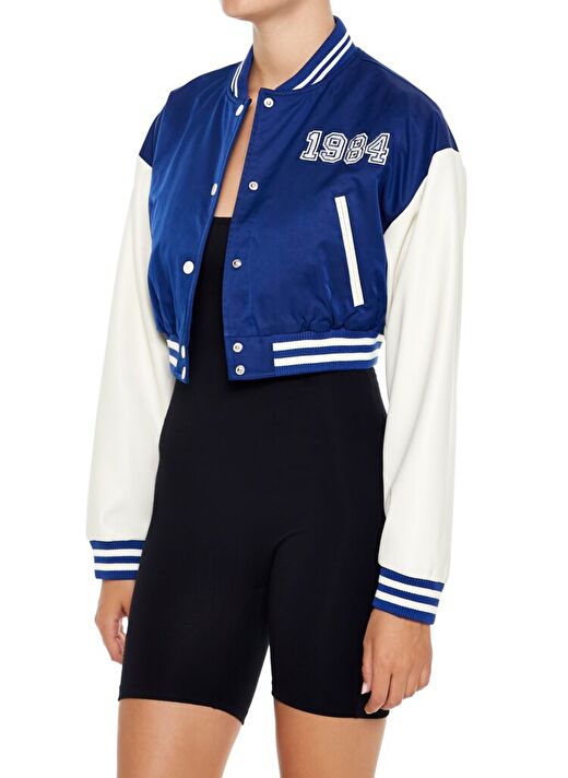 Crop Bomber Ceket 3