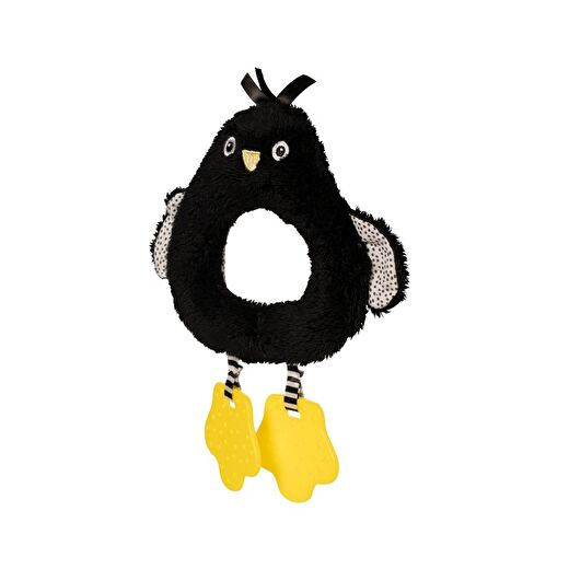 Manhattan Toy Diş Kaşıyıcı ve Çıngırak - Penguen 3