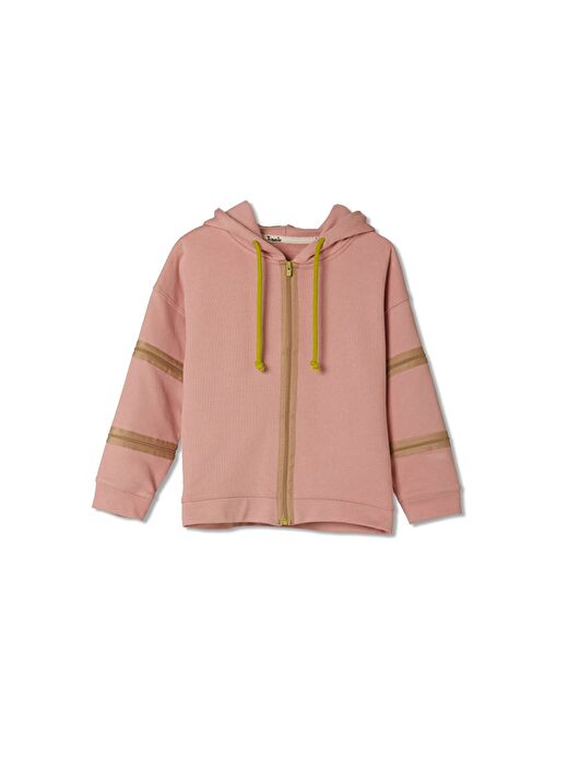 3'ü Bir Arada Dönüşebilir Hoodie Çıkarılabilir Dirsek Parçalı Kapüşonlu Çocuk Sweatshirt  4