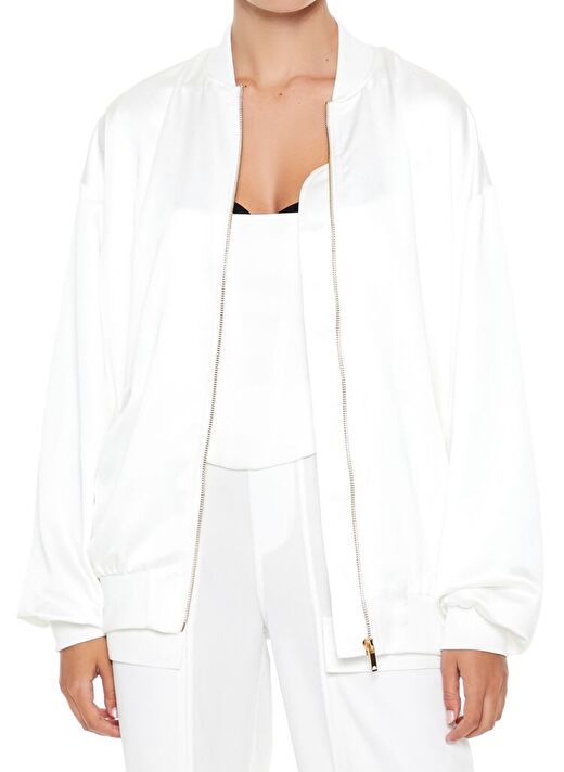 Saten Bomber Ceket 1