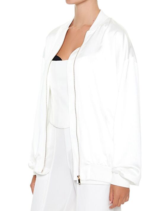 Saten Bomber Ceket 4