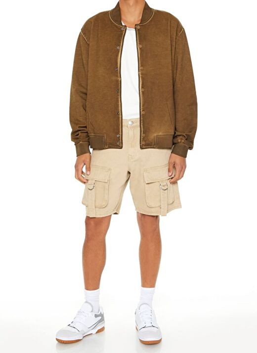 Vintage Görünümlü Bomber Ceket 4