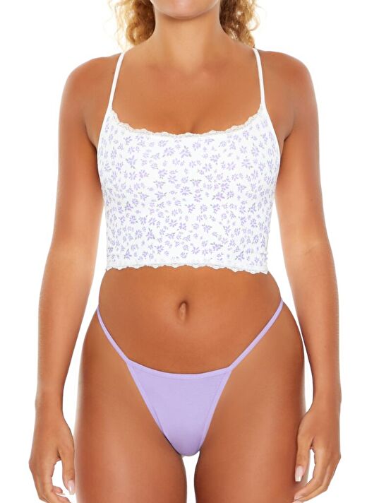 Çiçek Desenli Bralet 1