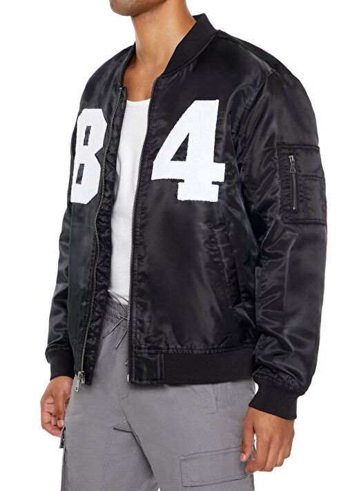 84 Chenille Yamanalı Bomber Ceket 4