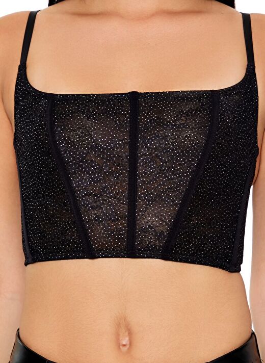 Rhinestone Detaylı Korse 3