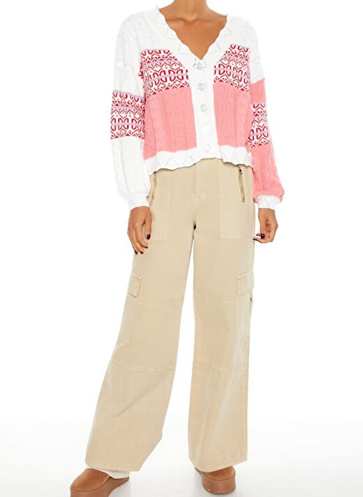 Wide-Leg Kargo Pantolon 2