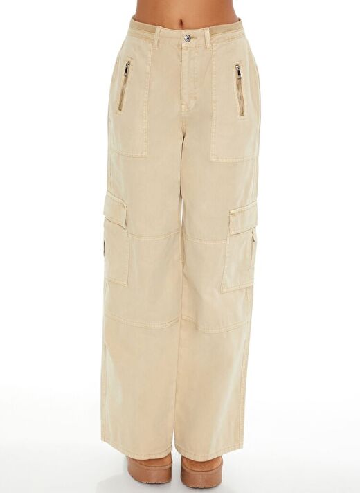 Wide-Leg Kargo Pantolon 1