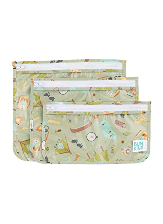 Bumkins Şeffaf Seyahat Çantası - Camp Gear 1