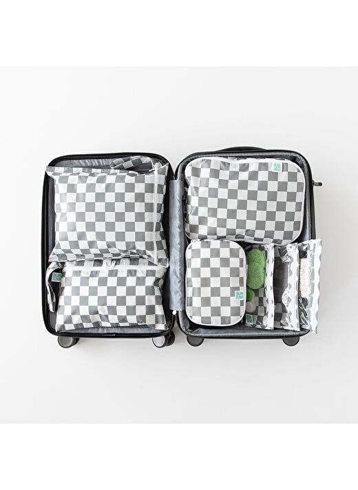 Bumkins Düzenleyici Çanta Seti - Charcoal Check  2