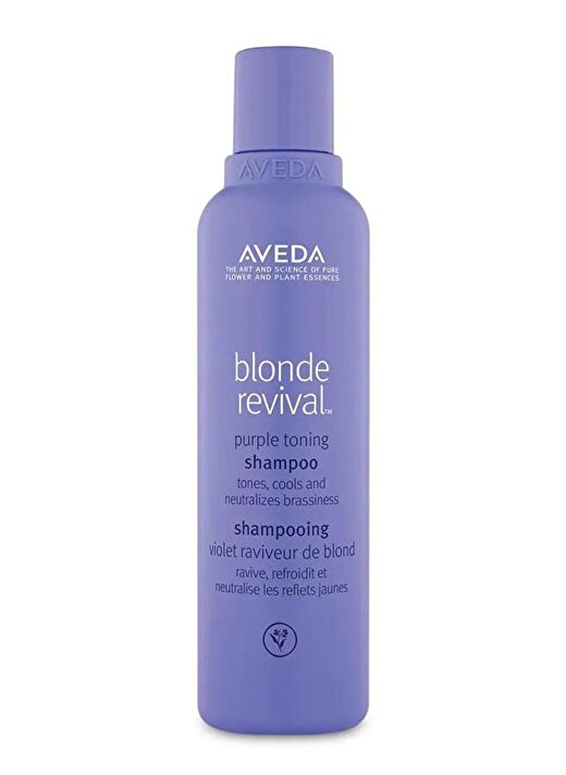 Aveda Blonde Revival Turunculaşma Karşıtı Mükemmel Renk Koruyucu Mor Şampuan 200 Ml Yeni Şişe 1