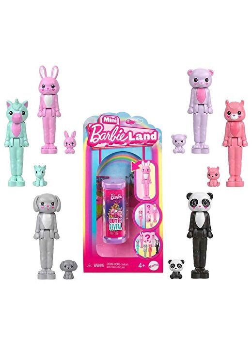 Barbie Mini BarbieLand Cutie Reveal Bebekler HYM25  2