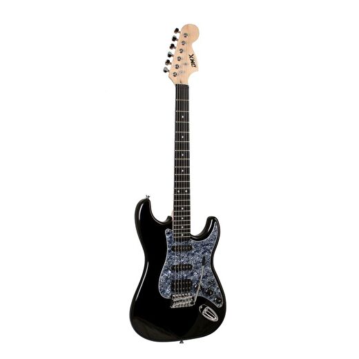 DMX Stratocaster ST-BK Elektro Gitar (Taşıma Çantası Hediyeli) 1