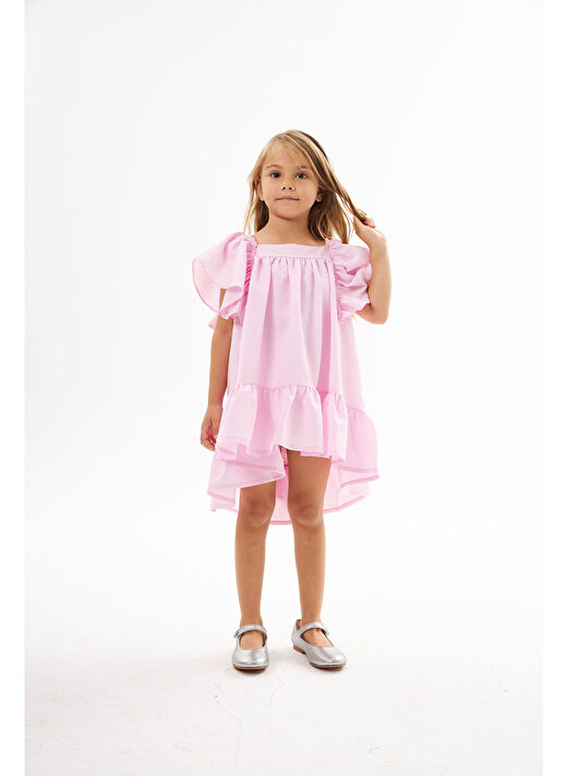 Fiyonklu Poplin Elbise 1