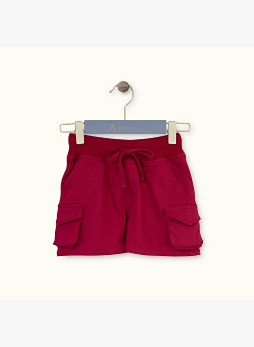 Regular Fit Kırmızı Koton Şort 1