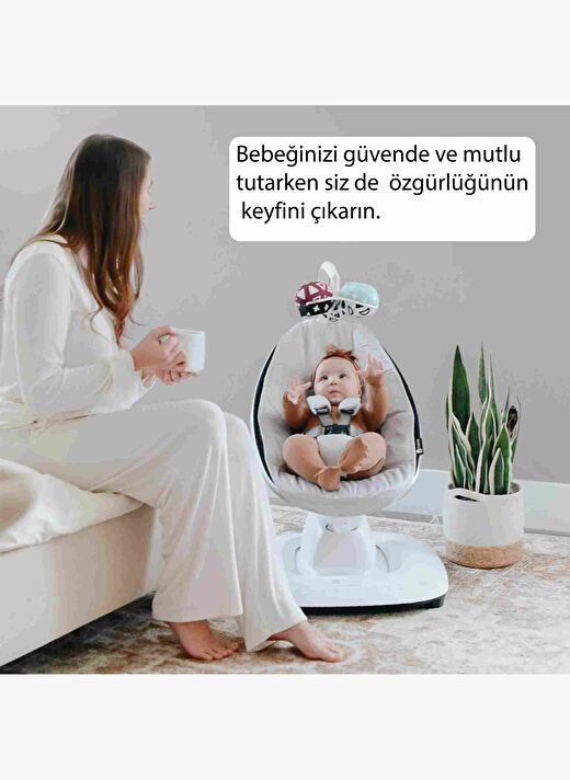4Moms Mamaroo 5.0 App Mesh Grey 4