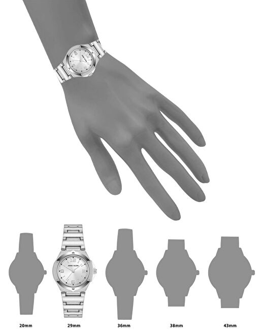 ANNE KLEIN 10-8655SISV Kadın Kol Saati 4