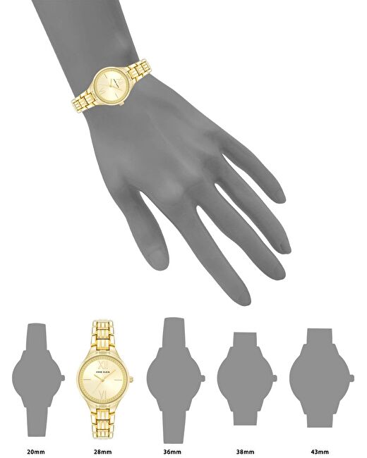 ANNE KLEIN AK-4060CHGB Kadın Kol Saati 4