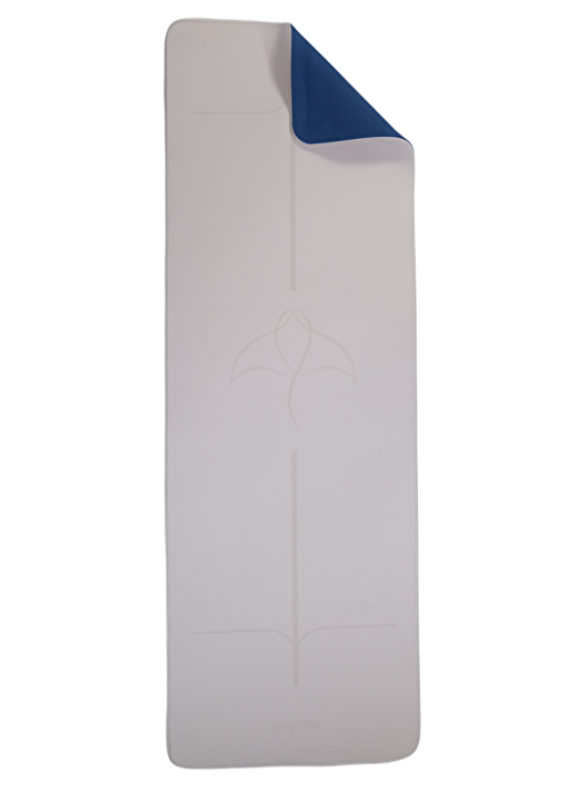 MantaRay Studio Series Grey-Navy Blue-6mm Yoga ve Pilates Matı 1
