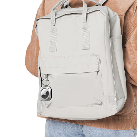 Buff TagSafe ProShield Taşınabilir Anahtarlık AirTag Kılıf White 3