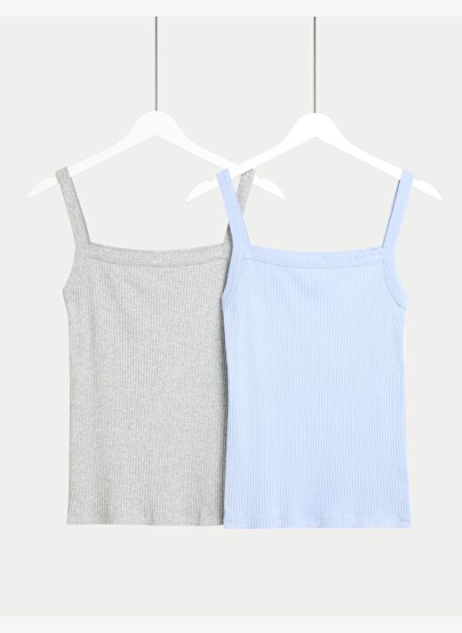 2'li Cool Comfort:trade_mark: Ribanalı Atlet Seti 1