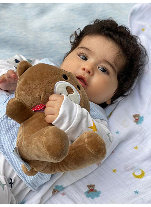 Budizzz Bebek Uyku Arkadaşı & Müslin Örtü | Yenidoğan Bebek Uyku ve Hediye Seti 3