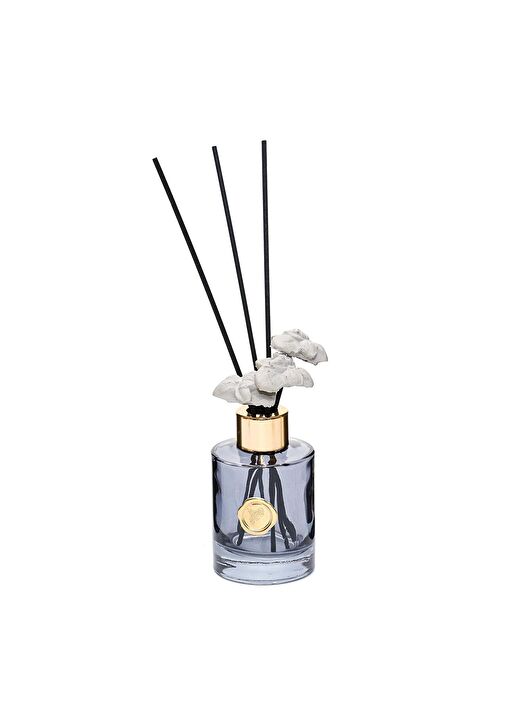 100 ml Siyah Cam Şişe Gold Boyunlu Black Vanilya Oda Kokusu 1