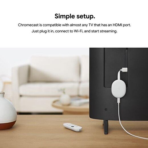 Google Chromecast TV 4K Medya Oynatıcı 2