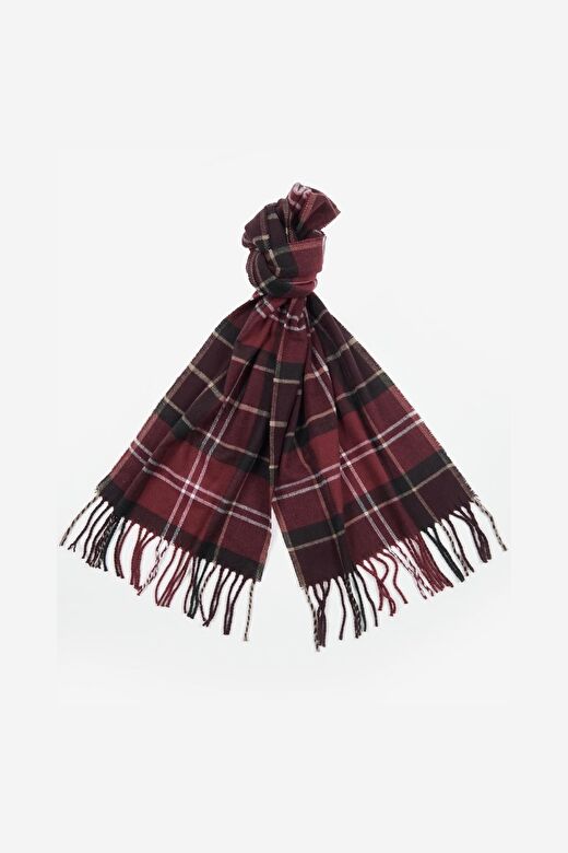 Barbour Unisex Galingale Tartan Atkı RE98 Winter Red 2
