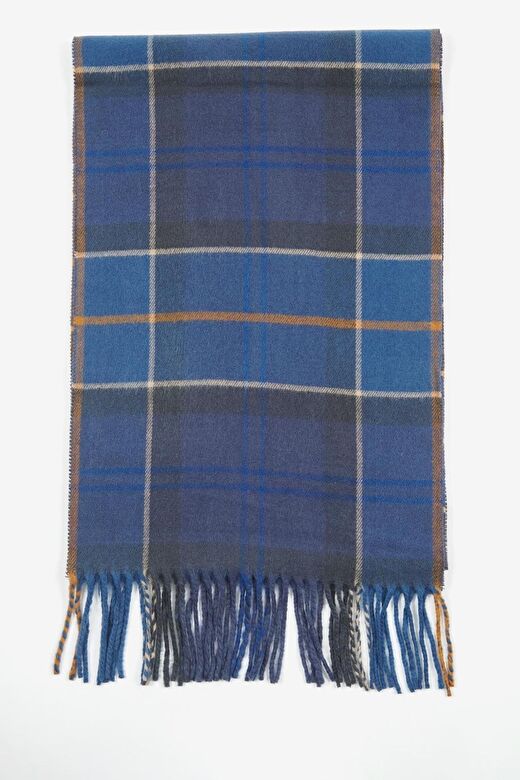 Barbour Unisex Galingale Tartan Atkı TN54 Midnight Tartan 2