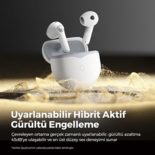 Soundpeats Air4 Kablosuz Kulaklık Uyarlanabilir Aktif Gürültü Engelleme, Bluetooth 5.3 Kulaklık 4